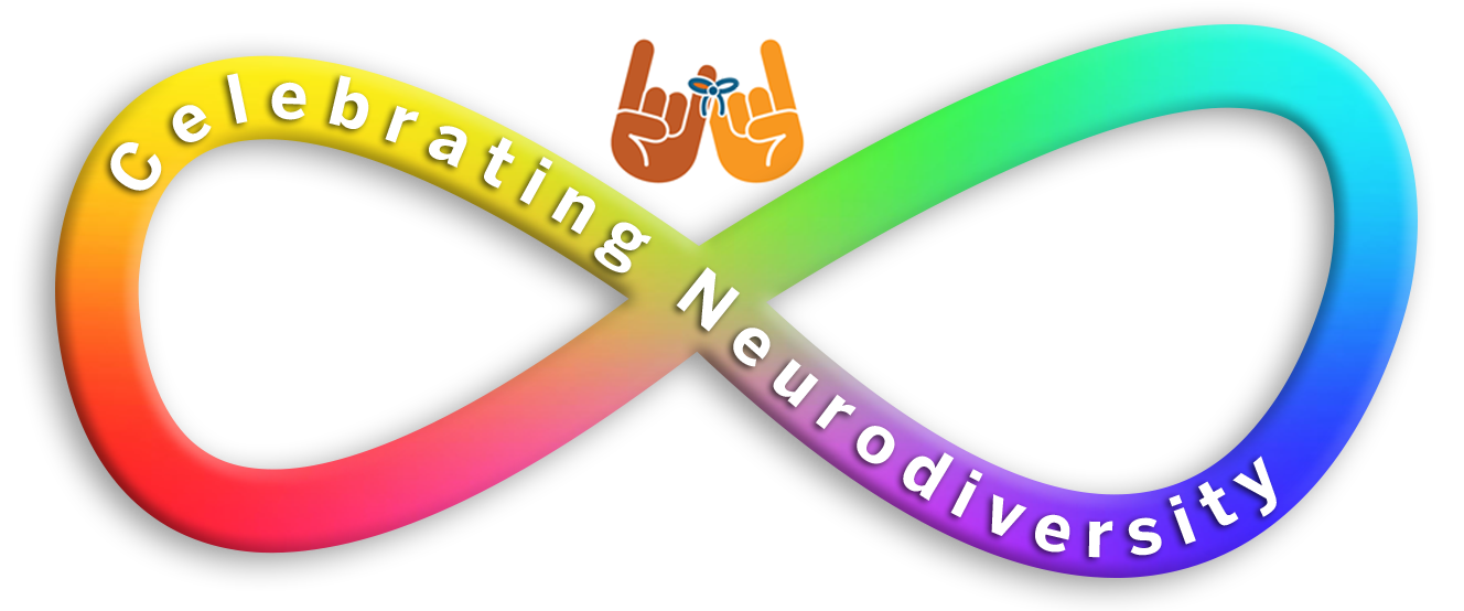 rainbow infinity Neurodiversity symbol