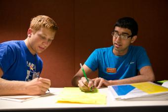students studying at UT Austin