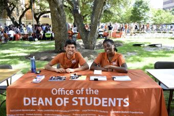 staff members from the Office of the Dean of Students at UT Austin