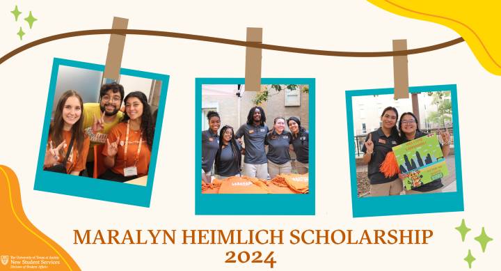Graphic of Maralyn Heimlich Scholarship 2024 recipients 